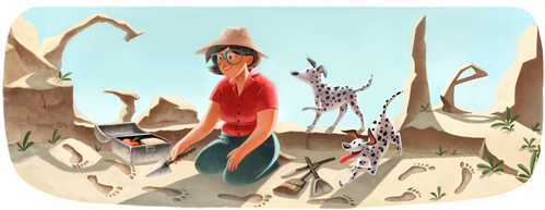 100º aniversario del nacimiento de Mary Leakey