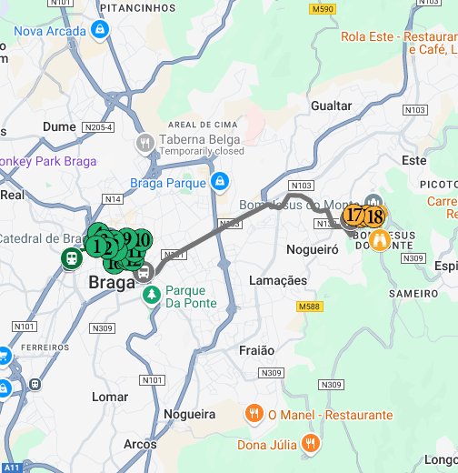 Braga - Google My Maps