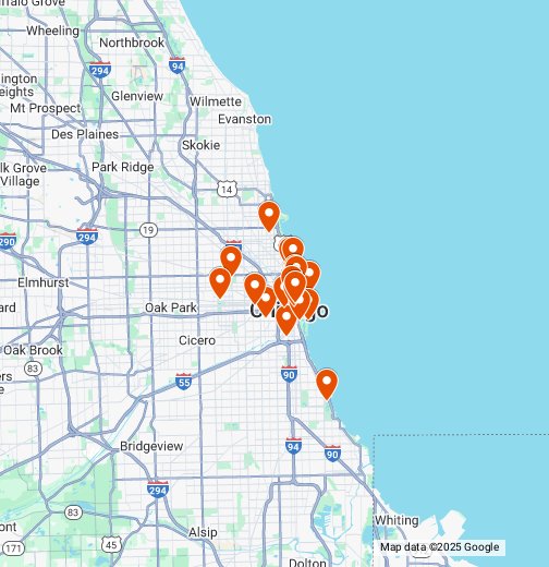 Qué hacer en Chicago Google My Maps